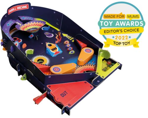 Pinball Machine,'Build Your Own' - Cardboard Toy - Afbeelding 1 van 8