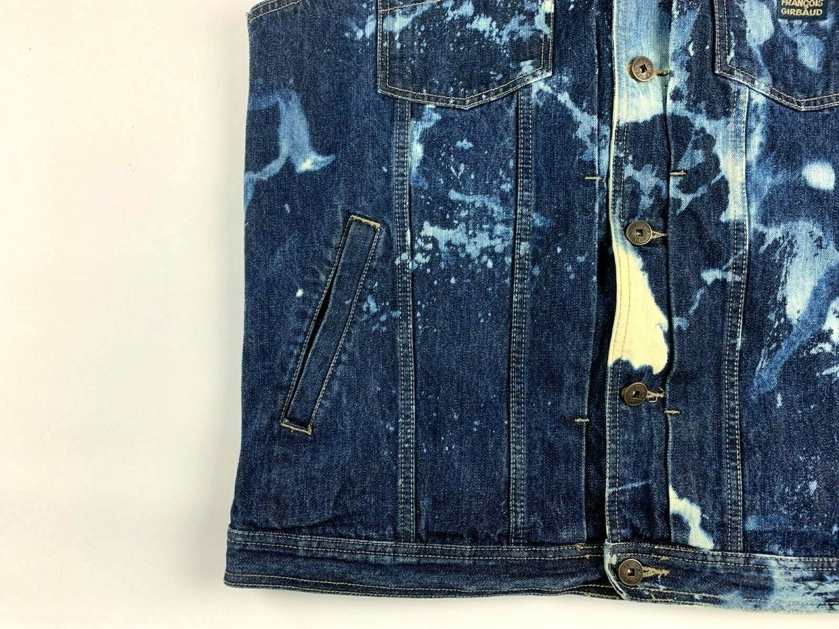 Veste En Jeans Marithé + François Girbaud TM - Taille M, Bleu Jean, Doublure Coton Lin, Occasion