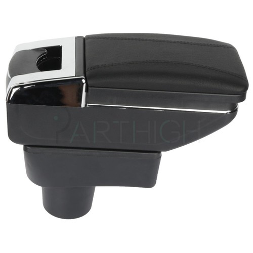New Center Console Armrest Storage Box For 15-19 Mitsubishi Attrage Mirage Black - Picture 6 of 12