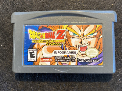 GBA Dragonball Z The Legacy Of Goku Cart Only Tested Working