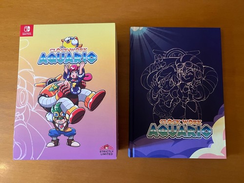 CLOCKWORK AQUARIO COLLECTOR'S EDITION PERFECT CONDITION NINTENDO SWITCH - Foto 2 di 6