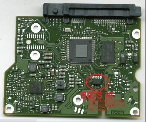 ST1000DM003 ST2000DM001 HDD PCB hard drive circuit board No.: 100717520 REV B - Afbeelding 2 van 2