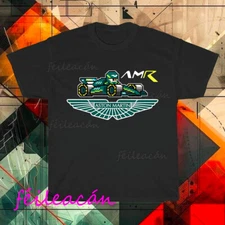 Brand New ASTON MARTIN RACING AMR Logo American T-Shirt Funny Size S to 5XL