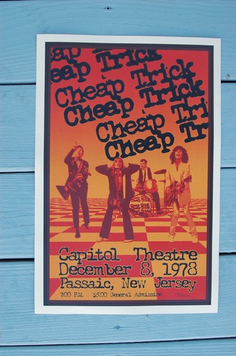 Cheap Trick Konzert Tour Poster 1978 Capitol Theatre--