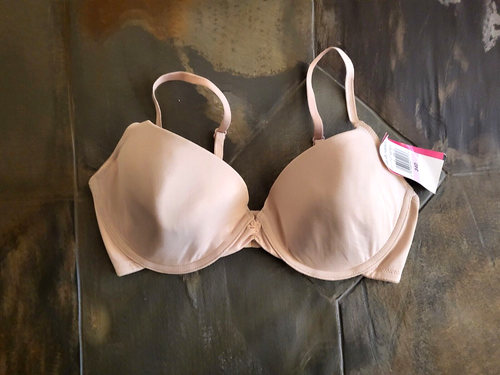 34D Vintage Lily of France Underwire T-Shirt Bra with Removable Pads 2111715 - Picture 2 of 4