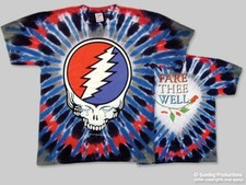 New GRATEFUL DEAD FARE THE WELL Tie Dye LICENSED BAND T Shirt