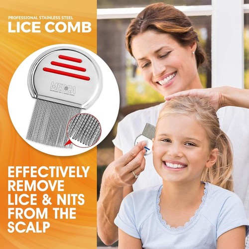 Ultimate 3-Pack Lice Comb - Ergonomic Design for All Hair Types, No Chemicals - Picture 4 of 11