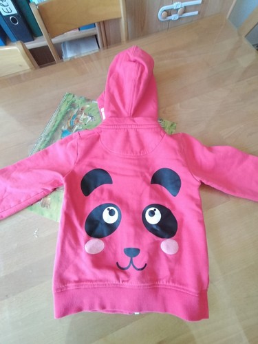 Süße pinke Sweatjacke in Gr. 98 für kleine Mädchen - Bild 3 von 3