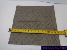Qty=100: TaskBrand AS-HPB-PF 15x18 Grey Melt Blown High Performance Sorbent Pads