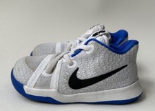 Nike Kyrie 3 Toddler White Blue Athletic Shoes Sneakers 869984-102 Size 7C -K02