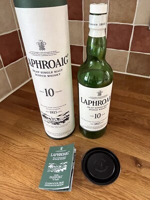 Laphroaig Islay Single Malt Empty Scotch Whisky Bottle, Box & Original Insert