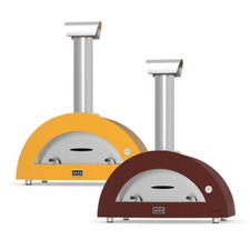 Forno a Legna per Pizza da Esterno Allegro Giallo Rosso Top Alfa Forni