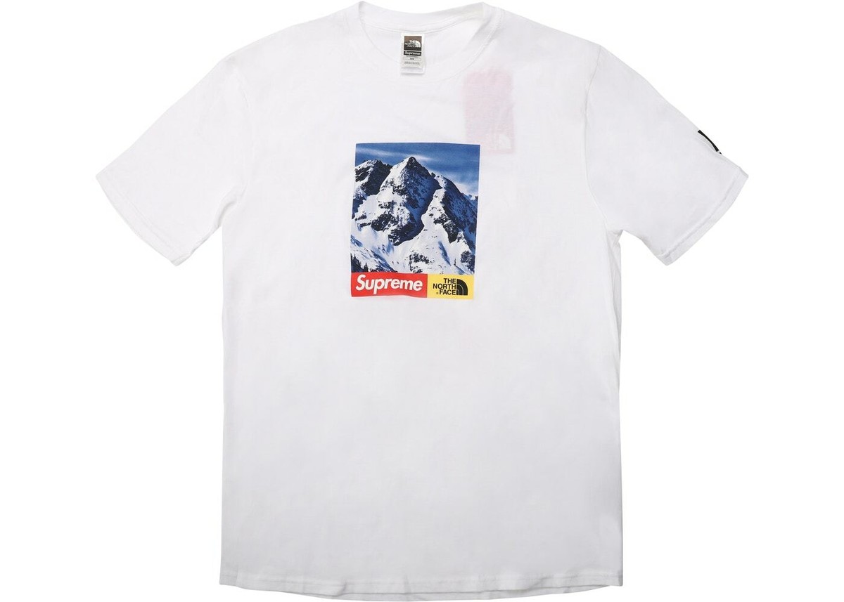 Deadstock Supreme x The North Face Mountain T Shirt White Deadstock Supreme x The North Face Mountain T Shirt White