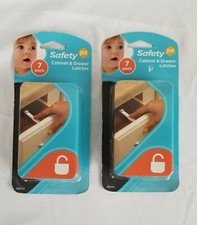 Lot of 2 Safety 1st Cabinet and Drawer Latches pack of 7 