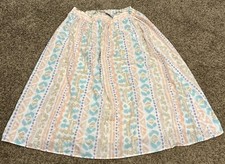 Vintage 90 s California Connection Multicolor Paisley Midi Skirt Size 20 B21