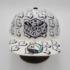 New Orleans Hornets UNK Fitted Hat/Cap Size 7 1/4 NBA White With Purple Trim