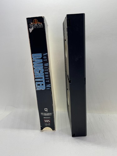 Not Without My Daughter (1991) VHS Original Box NOT Movie Time Sally Field - Picture 4 of 6