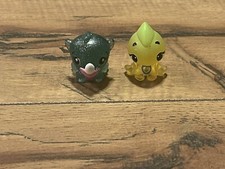 Hatchimals Lot Of 2  Blue Green Rhino  Chameleon Mini Figures