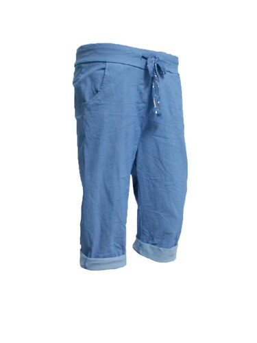 Italian Ladies Women Casual Plain Magic Comfy Stretch Summer Shorts Hot Pants - Picture 2 of 18
