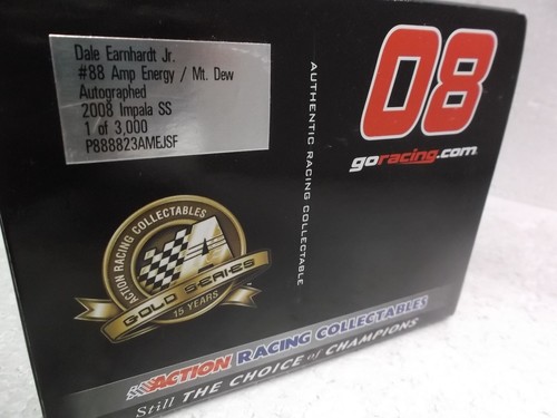 2008 ACTION DALE EARNHARADT JR. #88 AMP ENERGY/MT. DEW AUTOGRAPHED 1:24 - Picture 8 of 8