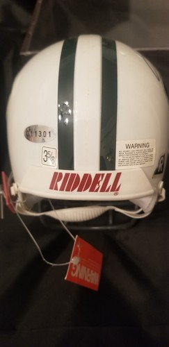 JOE NAMATH JETS HOF LEGEND SIGNED AUTOGRAPHED RIDDELL MINI HELMET STEINER COA - Picture 5 of 7