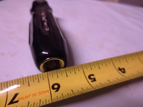 Pratt-Read 81758 Flat Head Slotted 5/16"x6" Zinc Plated Screwdriver W 3/8" drive - Picture 4 of 5