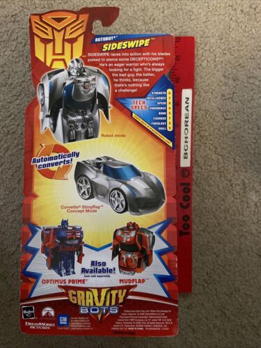 Transformers Revenge Of The Fallen Gravity Bots Sideswipe New - Picture 2 of 2