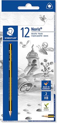 STAEDTLER Noris HB2 Wopex Slim dreieckig weich rutschfester Griff Bleistifte - verpackt
