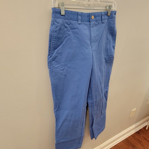 Vineyard Vines Boys Pants Blue Chino Size 16 Dress Slacks 28x30 Flat Front