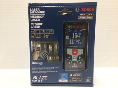 Bosch Professional Glm 50 C Blaze 165 Ft Laser Distance Measurer