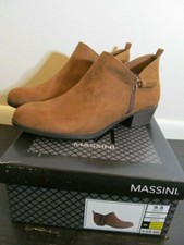 Massini Womens Casual Rachel Boots, Brown Size 9.5 Medium