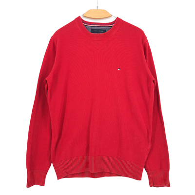 Tommy Hilfiger Herren Rundhals Pullover Größe M GG6