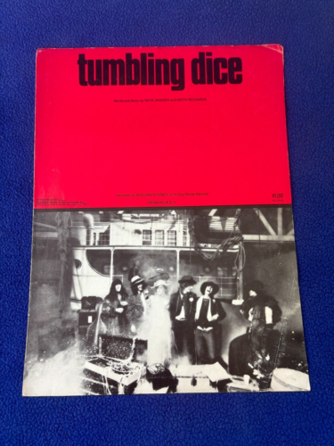 ROLLING STONES sheet music MICK JAGGER keith richards TUMBLING DICE