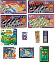 New Kids Range Traditional Board Games Childrens Family Games Toy Vintage Adults