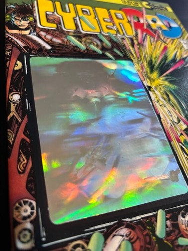 Cyberrad #1 Silber Hologramm One Shot (1992) Continuity Comics Sehr guter Erhaltungszustand B&B - Bild 3 von 10