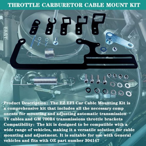 For Automatic Transmission TV Cables 304147 Throttle Carburetor Cable Mount Kit - Picture 17 of 18
