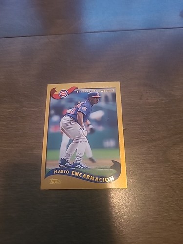Nice 2002 Topps Traded Mario Encarnacion Gold Parallel #T94. #1031/2002 MADE