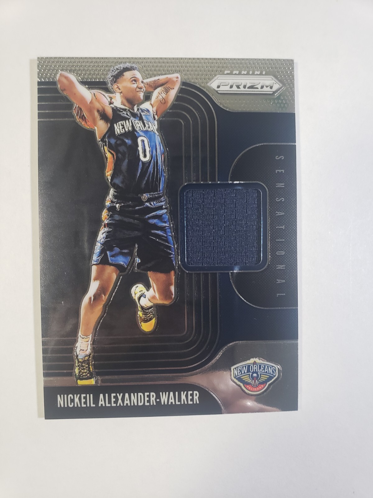 2019-20 Panini Prizm Nickeil Alexander-Walker Sensational Swatches Rookie SS-NAW