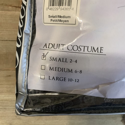 SPIRIT HALLOWEEN® Sexy Grey Wolf Women Costume Adult Size 2-4 Small Hood Dress - Picture 4 of 13