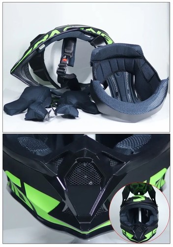 New Off-road Motorcycle Helmets Bicycle Downhill Mountain Bike Motocross Helmets - Picture 14 of 18