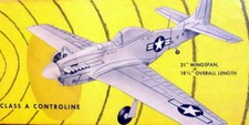 P-51 PLAN  CONSTRUCTION ARTICLE for TWO sizes of Profile UC Model Airplanes