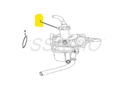 SSR OEM Pitbike Complete Carburetor Assembly SR70 SR110 A00328-12-00
