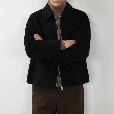 ジャケット・アウター vintage wool double chester coat brown L s-l400.jpg
