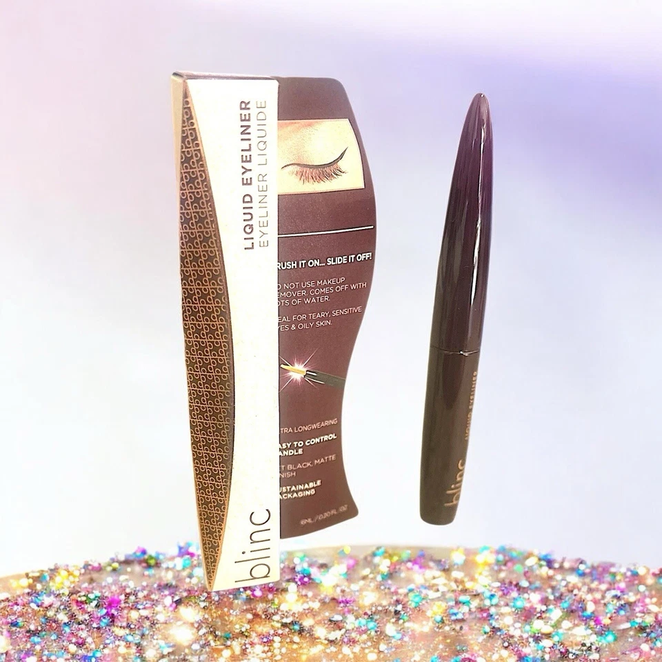 Delineador de ojos líquido tubo BLINC en negro 6 ml 0,2 fl oz nuevo en caja Foto 2 de 4