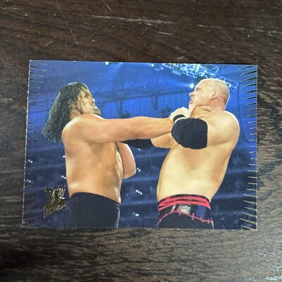 2007 Topps WWE Action #82 Great Khali vs Kane Trading Card Raw Smackdown Choke