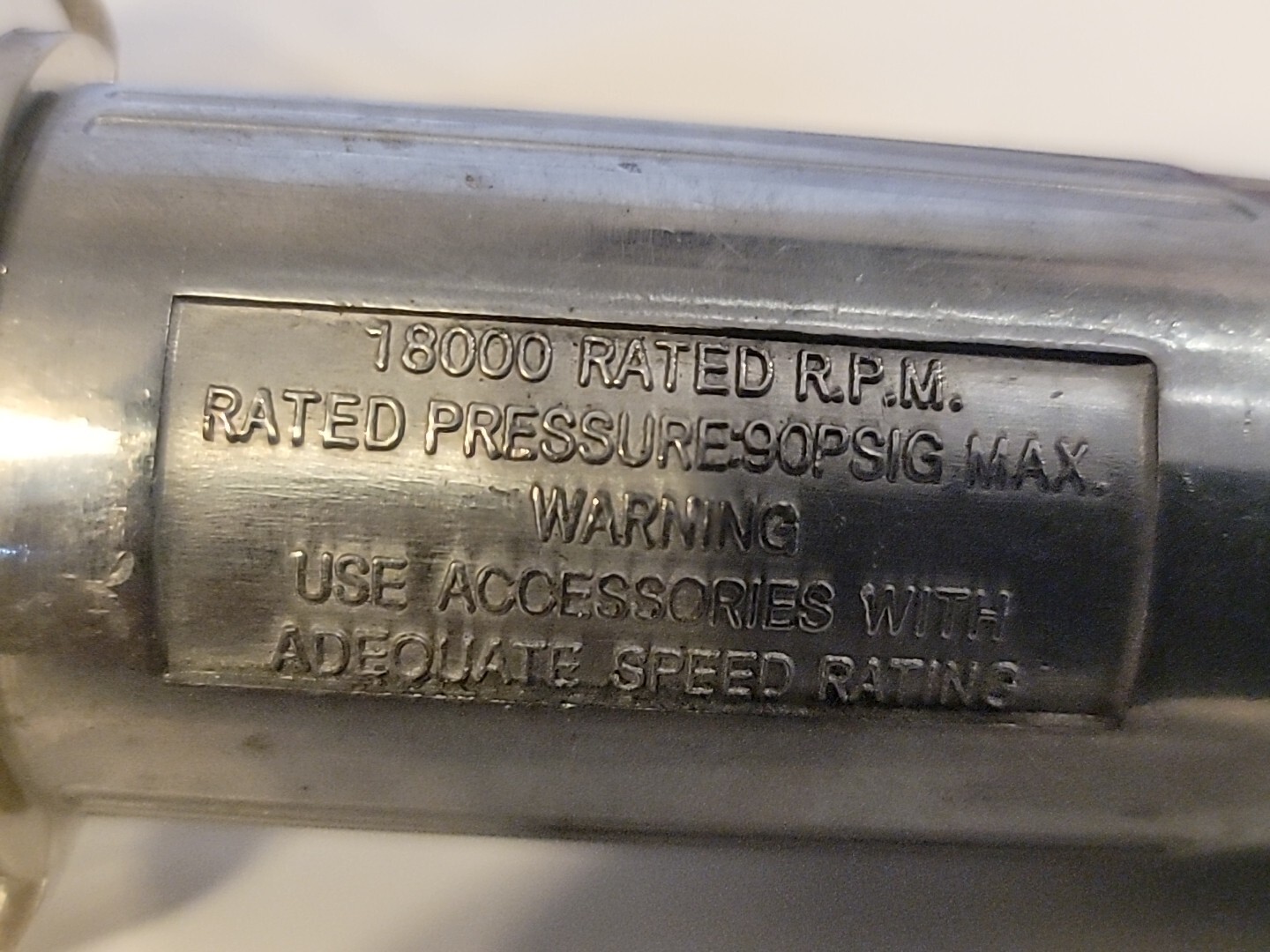 CENTRAL PNEUMATIC AIR GRINDER CUT OFF TOOL # 5490  Rated 16,000 RPM 