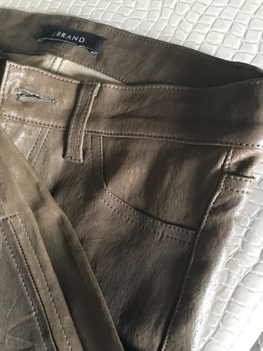 J BRAND DAMEN HOSE GR. 25 LEDER BRAUN - Bild 7 von 14