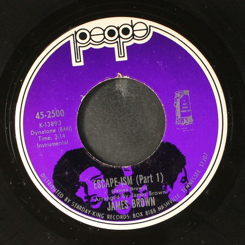 JAMES BROWN escapeism PEOPLE 7" Single 45 RPM eBay