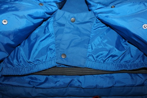 Columbia Youth Hooded Winter Blue/Navy Full Zip Omni-tech Jacket - L (14-16) - Picture 6 of 6