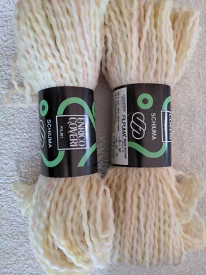Enrico Coveri Yarn Schiuma Filpuma. Lot Of 2. 